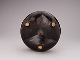 Incense burner with Persian inscription, Copper alloy, gold inlay, China