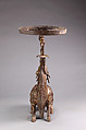 Lamp in the Shape of a Deer, Gilt bronze, China