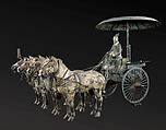 Chariot Model (Modern Replica), Bronze with pigments, China