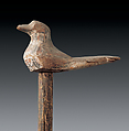 Staff with Bird-Shaped Finial, Wood and bronze, China