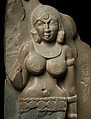 Yakshi, Limestone, India, Amaravati Great Stupa, Guntur district, Andhra Pradesh