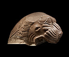 Fragment of a lion capital, Sandstone, India, Masarh, Shahabad district, Bihar