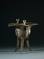 Ritual cup (jue), Copper alloy, China