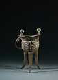 Ritual cup (jue), Copper alloy, China