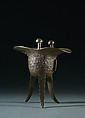 Ritual cup (jue), Copper alloy, China