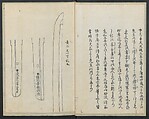 Santoan's Chats: Short Records Written upon His Waking (Suiyo shōroku: Santōan issekiwa) 睡余小録 山東庵一夕話, Kitao Masanobu 北尾政演 (Japanese, 1761–1816), Two volumes; ink on paper, Japan