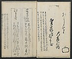 Santoan's Chats: Short Records Written upon His Waking (Suiyo shōroku: Santōan issekiwa) 睡余小録 山東庵一夕話, Kitao Masanobu 北尾政演 (Japanese, 1761–1816), Two volumes; ink on paper, Japan
