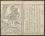 Illustrations of Chinese Poems Chosen from Toshisen's Book (Tōshisen ehon) 唐詩撰畫本, Katsushika Hokusai 葛飾北斎 (Japanese, Tokyo (Edo) 1760–1849 Tokyo (Edo)), Five volumes; ink on paper, Japan