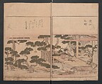 Illustrated Book of Outings in Edo (Ehon Azuma asobi) 画本東都遊; 東遊, Katsushika Hokusai 葛飾北斎 (Japanese, Tokyo (Edo) 1760–1849 Tokyo (Edo)), Three volumes; ink and color on paper, Japan