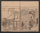 Illustrated Book of Outings in Edo (Ehon Azuma asobi) 画本東都遊; 東遊, Katsushika Hokusai 葛飾北斎 (Japanese, Tokyo (Edo) 1760–1849 Tokyo (Edo)), Three volumes; ink and color on paper, Japan
