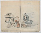 Sonan's Picture Book (Sonan gafu) 楚南画譜, Onishi Chinnen 大西椿年 (Japanese, 1792–1851), Ink on paper, Japan