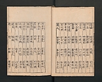 Illustrated Encyclopedia of China (Morokoshi kinmō zui) 唐土訓蒙図彙, Tachibana Morikuni 橘守国 (Japanese, 1679–1748), Set of two woodblock printed books; ink on paper, Japan