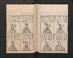 Illustrated Encyclopedia of China (Morokoshi kinmō zui) 唐土訓蒙図彙, Tachibana Morikuni 橘守国 (Japanese, 1679–1748), Set of two woodblock printed books; ink on paper, Japan