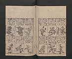 Illustrated Encyclopedia of China (Morokoshi kinmō zui) 唐土訓蒙図彙, Tachibana Morikuni 橘守国 (Japanese, 1679–1748), Set of two woodblock printed books; ink on paper, Japan
