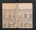 Illustrated Encyclopedia of China (Morokoshi kinmō zui) 唐土訓蒙図彙, Tachibana Morikuni 橘守国 (Japanese, 1679–1748), Set of two woodblock printed books; ink on paper, Japan