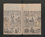 Illustrated Encyclopedia of China (Morokoshi kinmō zui) 唐土訓蒙図彙, Tachibana Morikuni 橘守国 (Japanese, 1679–1748), Set of two woodblock printed books; ink on paper, Japan