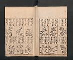 Illustrated Encyclopedia of China (Morokoshi kinmō zui) 唐土訓蒙図彙, Tachibana Morikuni 橘守国 (Japanese, 1679–1748), Set of two woodblock printed books; ink on paper, Japan
