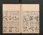 Illustrated Encyclopedia of China (Morokoshi kinmō zui) 唐土訓蒙図彙, Tachibana Morikuni 橘守国 (Japanese, 1679–1748), Set of two woodblock printed books; ink on paper, Japan