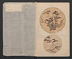 Album of Sketches for Lacquer Decoration (Makie shitae no zu) 蒔絵下絵の図, Unidentified artist, Ink and color on paper, Japan