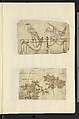 Album of Sketches for Lacquer Decoration (Makie) 蒔絵, Unidentified artist, Ink and color on paper, Japan