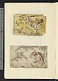 Album of Sketches for Lacquer Decoration (Makie) 蒔絵, Unidentified artist, Ink and color on paper, Japan