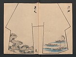 Model Book (Hinagata chō) ひながた帳, Unidentified artist, Watercolor and ink on paper, Japan