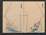 Model Book (Hinagata chō) ひながた帳, Unidentified artist, Watercolor and ink on paper, Japan