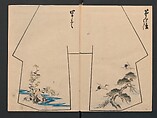 Model Book (Hinagata chō) ひながた帳, Unidentified artist, Watercolor and ink on paper, Japan