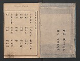 Illustrated book (Gaei wakan meihitsu) 画英和漢名筆, After Kano Tan&#39;yū 狩野探幽 (Japanese, 1602–1674), Monochrome woodblock print; ink on paper, Japan