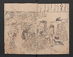 The Mrawing manual: The Evergreens (Ehon Tokiwagusa) 絵本常盤草, Nishikawa Sukenobu 西川祐信 (Japanese, 1671–1750), One volume, black and white, twenty-five double-page sheets; ink on paper, Japan