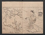 The Mrawing manual: The Evergreens (Ehon Tokiwagusa) 絵本常盤草, Nishikawa Sukenobu 西川祐信 (Japanese, 1671–1750), One volume, black and white, twenty-five double-page sheets; ink on paper, Japan