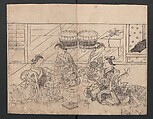 The Mrawing manual: The Evergreens (Ehon Tokiwagusa) 絵本常盤草, Nishikawa Sukenobu 西川祐信 (Japanese, 1671–1750), One volume, black and white, twenty-five double-page sheets; ink on paper, Japan