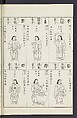 Buddhist Figures and Their Attributes [Meiji edition] (Meiji zōho shoshū butsuzō zui)  明治増補諸宗佛像図彙, Kino Shūshin 紀秀信 (Japanese, active 1783), Ink on paper, Japan
