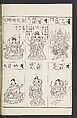 Buddhist Figures and Their Attributes [Meiji edition] (Meiji zōho shoshū butsuzō zui)  明治増補諸宗佛像図彙, Kino Shūshin 紀秀信 (Japanese, active 1783), Ink on paper, Japan