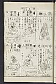 Buddhist Figures and Their Attributes [Meiji edition] (Meiji zōho shoshū butsuzō zui)  明治増補諸宗佛像図彙, Kino Shūshin 紀秀信 (Japanese, active 1783), Ink on paper, Japan