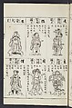 Buddhist Figures and Their Attributes [Meiji edition] (Meiji zōho shoshū butsuzō zui)  明治増補諸宗佛像図彙, Kino Shūshin 紀秀信 (Japanese, active 1783), Ink on paper, Japan