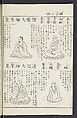 Buddhist Figures and Their Attributes [Meiji edition] (Meiji zōho shoshū butsuzō zui)  明治増補諸宗佛像図彙, Kino Shūshin 紀秀信 (Japanese, active 1783), Ink on paper, Japan