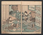 Precepts for Women (Ehon Onna imagawa) 絵本女今川, Katsushika Hokusai 葛飾北斎 (Japanese, Tokyo (Edo) 1760–1849 Tokyo (Edo)), Book of polychrome woodblock prints; ink and color on paper, Japan