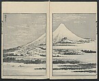 One Hundred Views of Mount Fuji (Fugaku Hyakkei shohen) 富嶽百景 初編, Katsushika Hokusai 葛飾北斎 (Japanese, Tokyo (Edo) 1760–1849 Tokyo (Edo)), Woodblock print; ink on paper, Japan