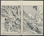 One Hundred Views of Mount Fuji (Fugaku Hyakkei shohen) 富嶽百景 初編, Katsushika Hokusai 葛飾北斎 (Japanese, Tokyo (Edo) 1760–1849 Tokyo (Edo)), Woodblock print; ink on paper, Japan