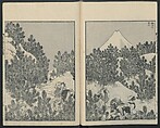 One Hundred Views of Mount Fuji (Fugaku Hyakkei shohen) 富嶽百景 初編, Katsushika Hokusai 葛飾北斎 (Japanese, Tokyo (Edo) 1760–1849 Tokyo (Edo)), Woodblock print; ink on paper, Japan