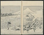 One Hundred Views of Mount Fuji (Fugaku Hyakkei shohen) 富嶽百景 初編, Katsushika Hokusai 葛飾北斎 (Japanese, Tokyo (Edo) 1760–1849 Tokyo (Edo)), Woodblock print; ink on paper, Japan