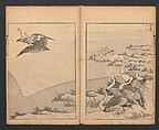 Mount Fuji of the Bamboo Grove, from One Hundred Views of Mount Fuji (Fugaku Hyakkei nihen), Katsushika Hokusai 葛飾北斎 (Japanese, Tokyo (Edo) 1760–1849 Tokyo (Edo)), Two volumes; woodblock print; ink on paper, Japan