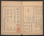 Mount Fuji of the Bamboo Grove, from One Hundred Views of Mount Fuji (Fugaku Hyakkei nihen), Katsushika Hokusai 葛飾北斎 (Japanese, Tokyo (Edo) 1760–1849 Tokyo (Edo)), Two volumes; woodblock print; ink on paper, Japan