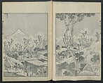 One Hundred Views of Mount Fuji (Fugaku Hyakkei sanpen) 富嶽百景[三編], Katsushika Hokusai 葛飾北斎 (Japanese, Tokyo (Edo) 1760–1849 Tokyo (Edo)), Woodblock print; ink on paper, Japan