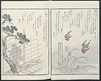 Poems on One Hundred Ghost Stories (Kyōka hyaku monogatari) 狂歌百物語, Masazumi Ryusai 正澄竜斎 (Japanese, active 19th century), Polychrome woodblock printed book; ink and color on paper, Japan