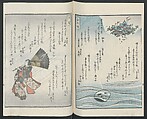 Poems on One Hundred Ghost Stories (Kyōka hyaku monogatari) 狂歌百物語, Masazumi Ryusai 正澄竜斎 (Japanese, active 19th century), Polychrome woodblock printed book; ink and color on paper, Japan