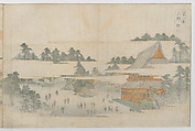 Eight Views of Edo (Edo Hakkei)  江戸八景, Utagawa Toyohiro (Ichiryūsai) 歌川 (一柳斎) 豊広 (Japanese, 1763–1828), Bound book of polychrome woodblock prints; ink and color on paper, Japan