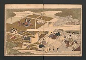 Picture Book with Playful Poems for the Young God Ebisu (Ehon waka Ebisu) 絵本龢謌夷, Kitagawa Utamaro 喜多川歌麿 (Japanese, ca. 1754–1806), Polychrome woodblock printed book; ink and color on paper, Japan