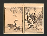 Bairei Picture Album of One Hundred Birds (Bairei hyakuchō gafu) 楳嶺百鳥畫譜, Kōno Bairei  幸野楳嶺 (Japanese, 1844–1895), Set of three polychrome woodblock printed books; ink and color on paper, Japan
